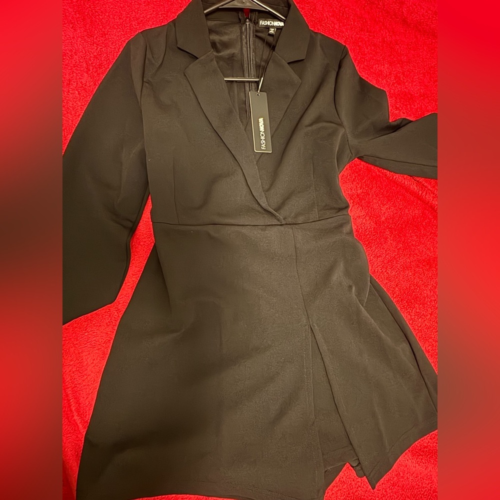 Fashion nova Elegant Black blazer dress